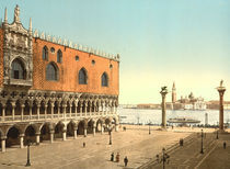 Venedig, Piazzetta / Photochrom von klassik art