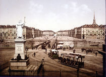 Turin/Piazza Vittorio Emanuele/Photochr. by klassik art