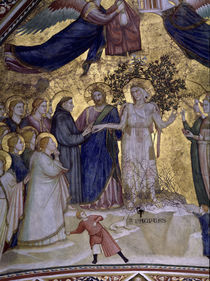 Giotto, Franziskus vermaehlt sich Armut von klassik art