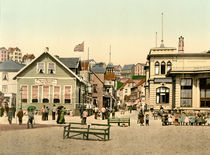 Helgoland, Kaiserstrasse / Photochrom by klassik art