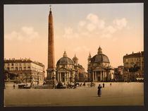 Rom, Piazza del Popolo / Photochrom von klassik art