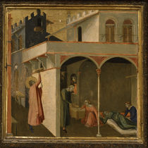 A.Lorenzetti, Nikolaus wirft Goldkugeln by klassik art