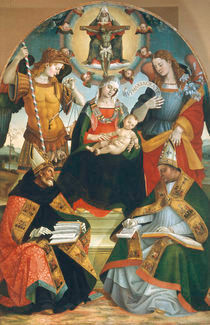 L.Signorelli, Maria mit Kind, Dreifalt. by klassik art
