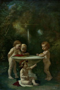 A.Feuerbach, Kinder am Springbrunnen by klassik art