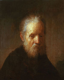 Rembrandt/Brustbild eines alten Mannes von klassik art