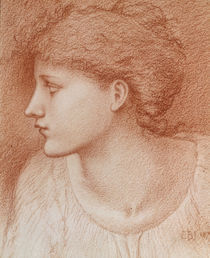 E.Burne Jones, Studienkopf by klassik art