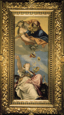 Veronese/ Juno ueberschuettet Venedig/1553 by klassik art