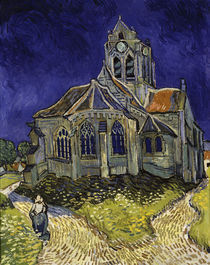 Van Gogh/ Kirche in Auvers sur Oise/1890 by klassik art