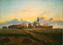 Friedrich/Sonnenaufgang Neubrandenb.1835 by klassik art