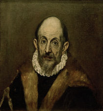 El Greco, Aelterer Mann (Selbstbildnis) by klassik art