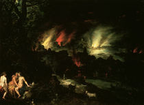 J.Brueghel d.Ae., Sodom und Gomorrha by klassik art