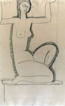 A.Modigliani, Caryatide au chandeliers von klassik art