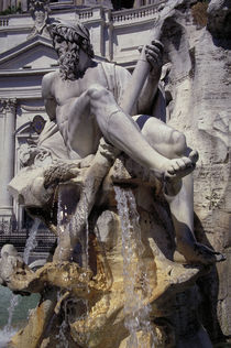 Rom, Fontana dei Fiumi, Ganges / Foto von klassik art