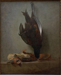 Chardin, Toter Fasan und Jagdtasche by klassik art