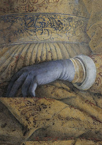 Barbara v.Brandenburg, Hand / Mantegna by klassik art