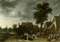 D.Teniers d.J., Kirmes im Wirtshaus by klassik art
