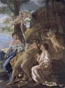 Poussin,Nic./Inspiration d.Anakreon/1635 by klassik art