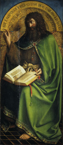 Jan v.Eyck, Genter Altar, Johannes d.T. by klassik art
