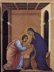 Duccio, Abschied Mariae von Johannes von klassik art