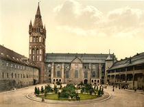 Koenigsberg, Schloss, Schlosshof / Photochr von klassik art