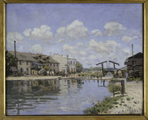 A.Sisley, Kanal Saint Martin by klassik art