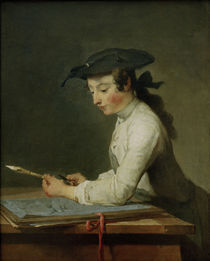 J.B.S.Chardin, Der Zeichner by klassik art