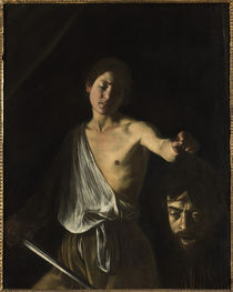 Caravaggio, David mit Haupt des Goliath by klassik art