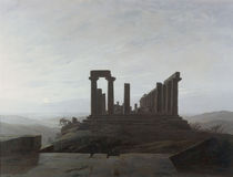 C.D.Friedrich, Junotempel Agrigent/1830 von klassik art