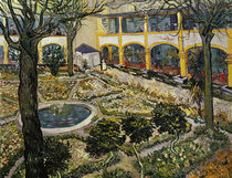 V.van Gogh, Garten des Hospitals in Arl. von klassik art