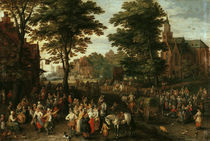 Jan Bruegel d.Ae. / Die Dorfkirmes by klassik art