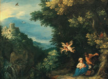 Brueghel u.Rottenhammer, Ruhe auf Flucht by klassik art