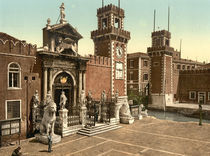 Venedig, Arsenal / Photochrom by klassik art