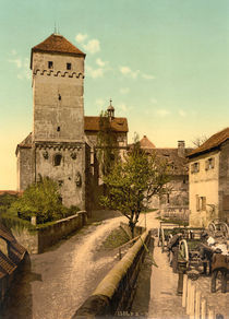 Nuernberg, Burg / Heidenturm / Photochrom by klassik art