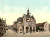 Erfurt, Rathaus / Photochrom by klassik art