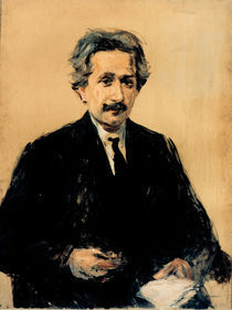 Albert Einstein / Gemaelde von Liebermann by klassik art