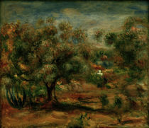 A.Renoir, Landschaft bei Cagnes by klassik art