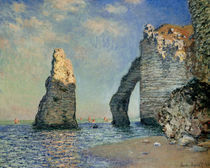 Monet, Die Nadel und die Falaise d'Aval von klassik art