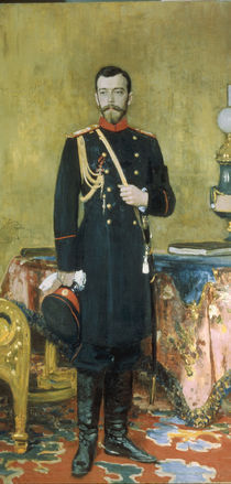 Nikolaus II. von Russland / Repin 1895 by klassik art