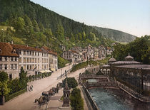 Wildbad, Olgastrasse / Photochrom von klassik art