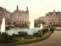 Koeln, Deutscher Ring / Photochrom by klassik art