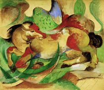 Franz Marc, Springendes Pferd by klassik art