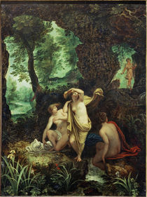 J.Brueghel d.Ae., Diana und Aktaeon by klassik art