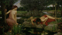 J.W.Waterhouse, Echo und Narziss, 1903 by klassik art