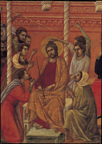 Duccio, Dornenkroenung, Ausschnitt von klassik art