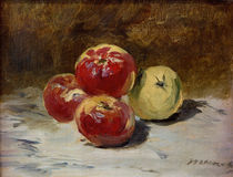 Edouard Manet, Vier Aepfel von klassik art
