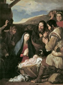 J.de Ribera, Anbetung de Hirten by klassik art