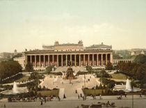 Berlin, Altes Museum / Foto 1898 von klassik art