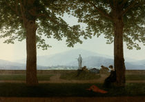 C.D.Friedrich, Gartenterrasse / um 1811 von klassik art