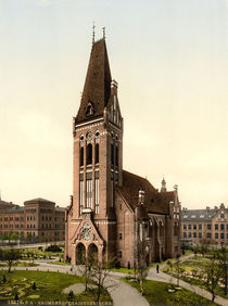 Bromberg, Christuskirche / Photochrom by klassik art