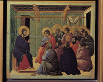 Duccio, Christi Abschied von Juengern von klassik art